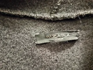 Cappotto donna con paillettes oro