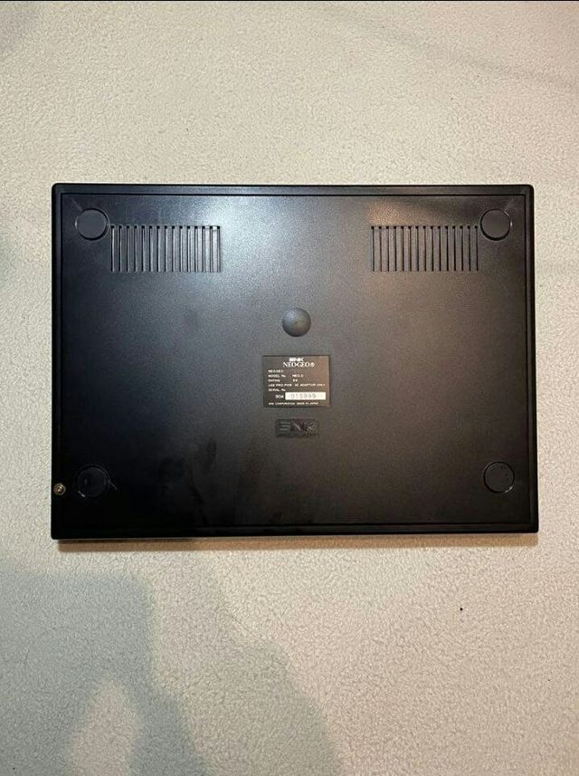Neo Geo AES Retail Serial Number 015899