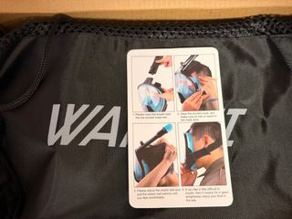 Máscara buceo 180º con cámara sin usar.