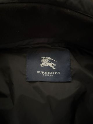 Abrigo Burberry Invierno Negro