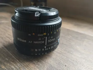 Objetivo Nikon 50mm f/1.8D Nikkor