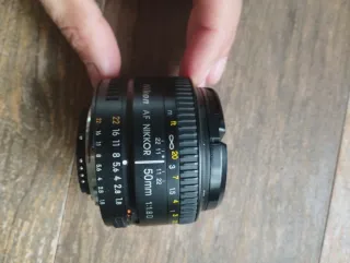 Objetivo Nikon 50mm f/1.8D Nikkor
