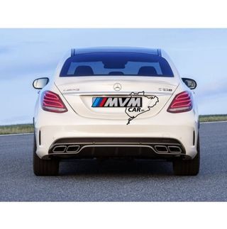 Salidas dobles de escape Mercedes tipo C63 S63 AMG