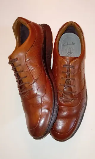 Zapatos Clarks Marrones Talla 42
