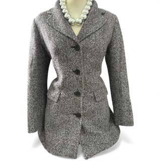 Cappottino donna grigio multicolor