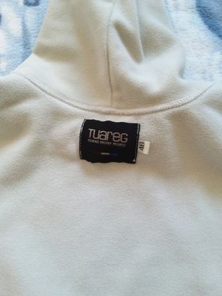 Pile donna collo alto panna taglia 46