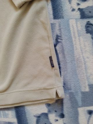 Pile donna collo alto panna taglia 46