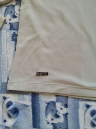 Pile donna collo alto panna taglia 46