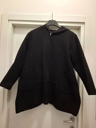 Cappotto casual donna nero