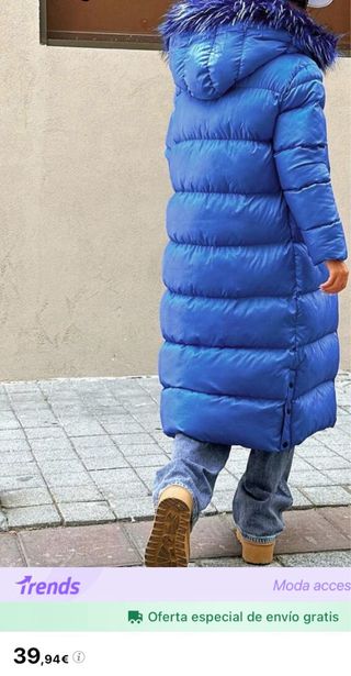 ABRIGO LARGO DE MUJER NUEVO A ESTRENAR