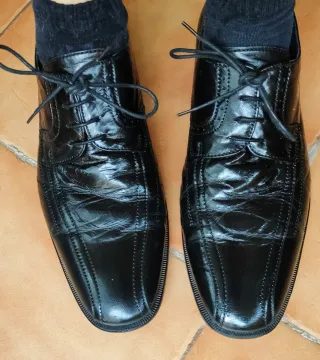 Zapatos de vestir negros para hombre