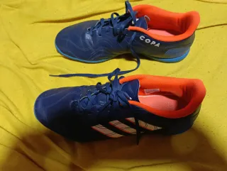 Zapatillas Fútbol Sala Adidas Copa Azul Naranja
