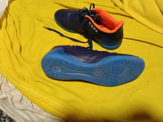 Zapatillas Fútbol Sala Adidas Copa Azul Naranja