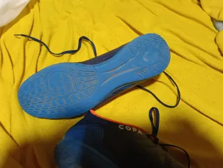 Zapatillas Fútbol Sala Adidas Copa Azul Naranja