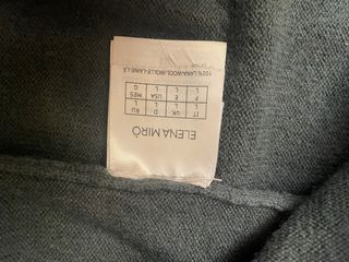 Jersey cuello alto mujer verde oscuro