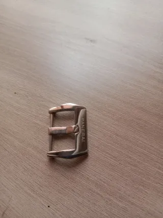 Panerai fibbia ardiglione acciaio 22mm