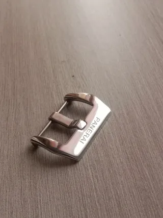 Panerai fibbia ardiglione acciaio 22mm