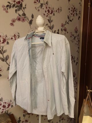 Camisa Tommy Hilfiger Rayas Azul
