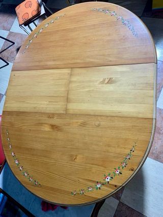 Mesa de comedor extensible madera maciza