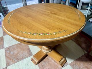 Mesa de comedor extensible madera maciza