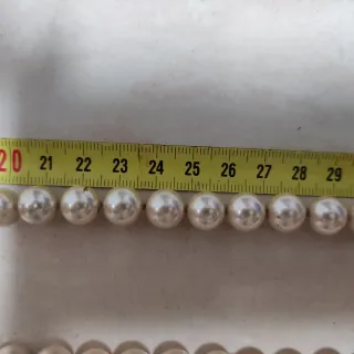 Collar Perlas de Mallorca Dorado Blanco