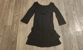 Abito nero a manica lunga da ragazza intimissimi