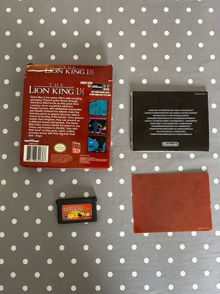 El Rey León 1 1/2 Game Boy Advance