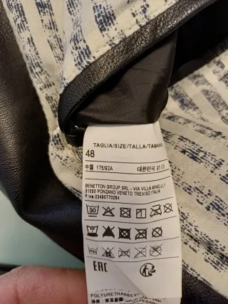 Giubbotto uomo Sisley nero