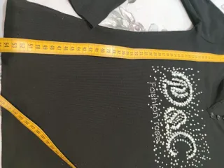 Maglietta donna D&C Fashion rose con strass