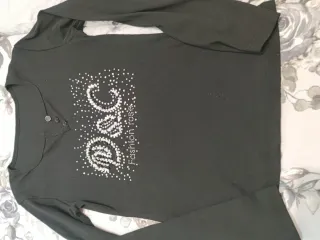 Maglietta donna D&C Fashion rose con strass