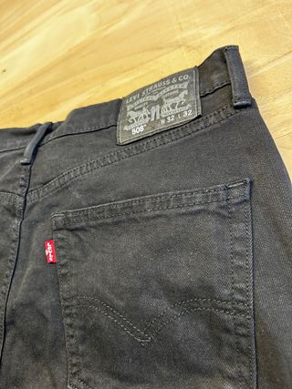Jeans Levi's 508 W32 Uomo Nero