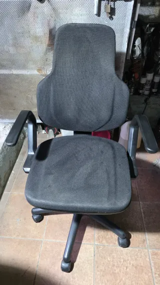 Silla de oficina ergonómica respaldo reclinable