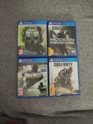 Lote 4 Juegos Call of Duty PS4