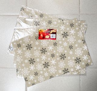 Set 4 Tovagliette Fiocchi Neve