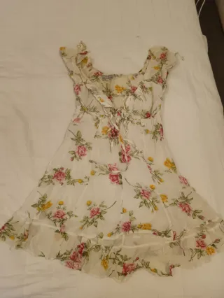 Vestido Verano Flores Talla Única
