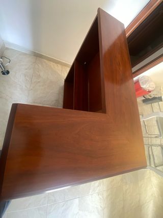 Mueble Bar Madera y Cristal