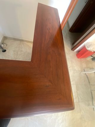 Mueble Bar Madera y Cristal