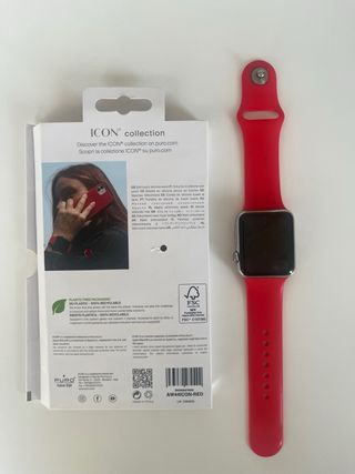 Correa Silicona ICON Apple Watch Roja