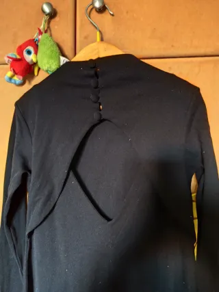 Abito nero manica lunga