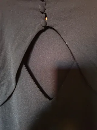 Abito nero manica lunga