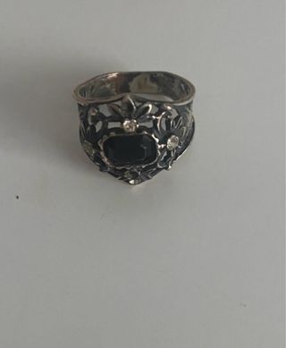Anillo Plata arte deco