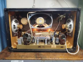 Radio Grundig válvulas vintage