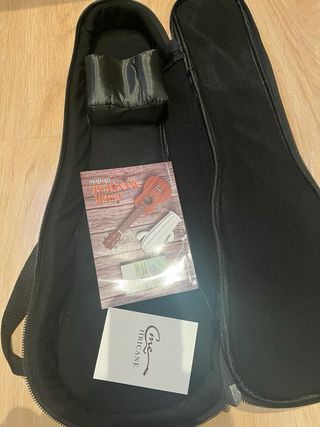 Ukelele con funda