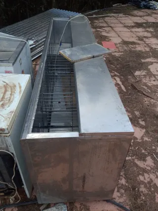 Nevera de bar de acero inoxidable