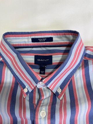 Camisa GANT Rayas Azul y Rojo Talla L