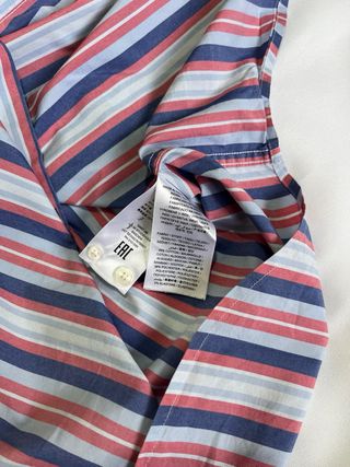 Camisa GANT Rayas Azul y Rojo Talla L