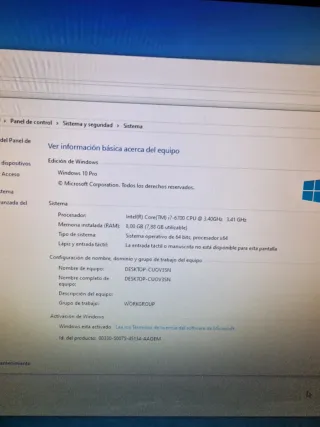 HP EliteDesk 800 G2 i7 8GB 500GB
