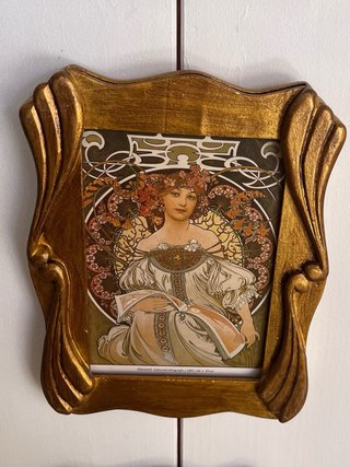 Pequeños cuadros art nouveau
