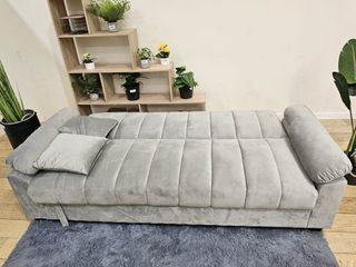 OFERTON DE SOFA CAMA CON ARCON Y PUF