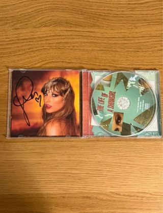 the life of a showgirl cd + signed art card